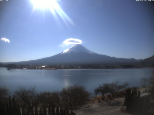 河口湖からの富士山