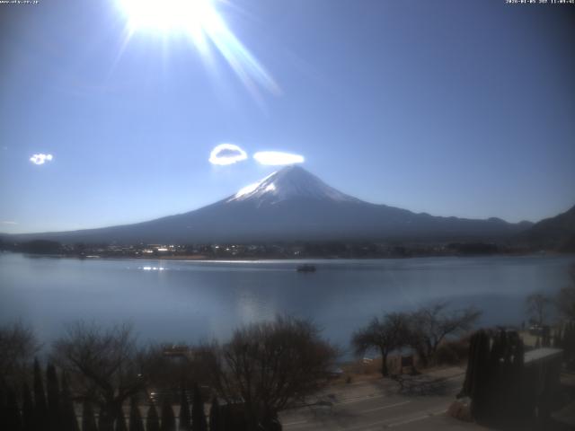 河口湖からの富士山
