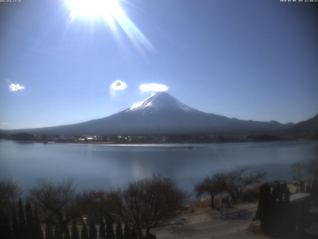 河口湖からの富士山