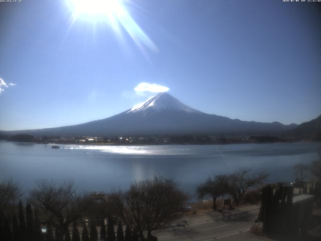 河口湖からの富士山