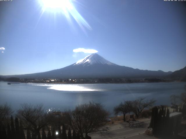 河口湖からの富士山