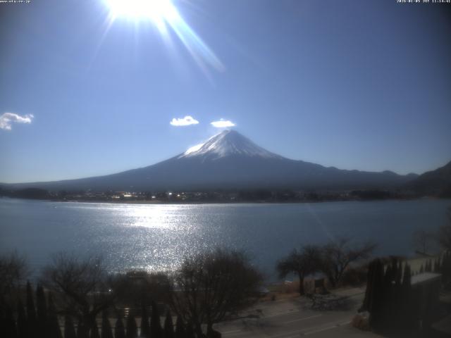 河口湖からの富士山