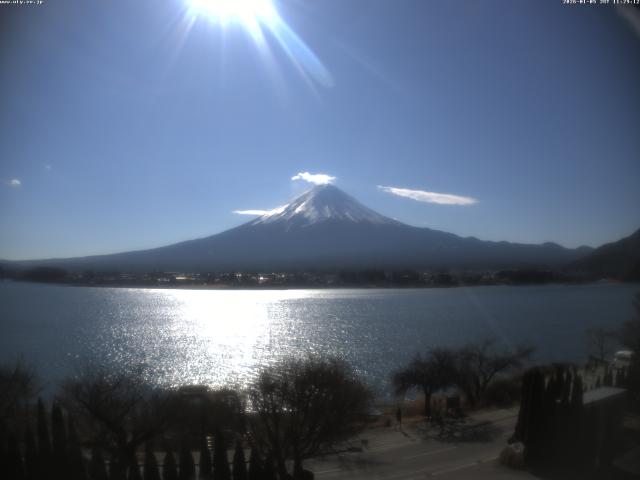 河口湖からの富士山