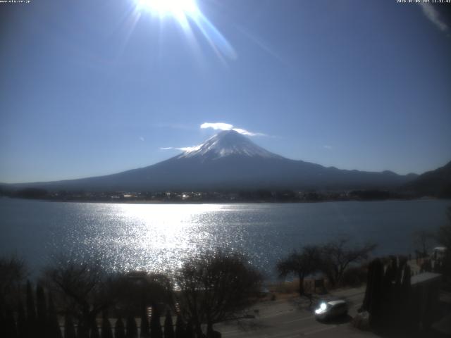 河口湖からの富士山