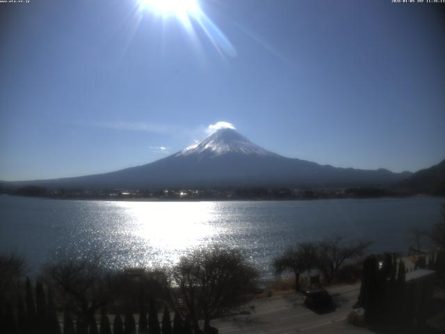 河口湖からの富士山