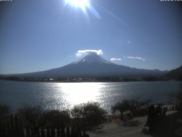 河口湖からの富士山