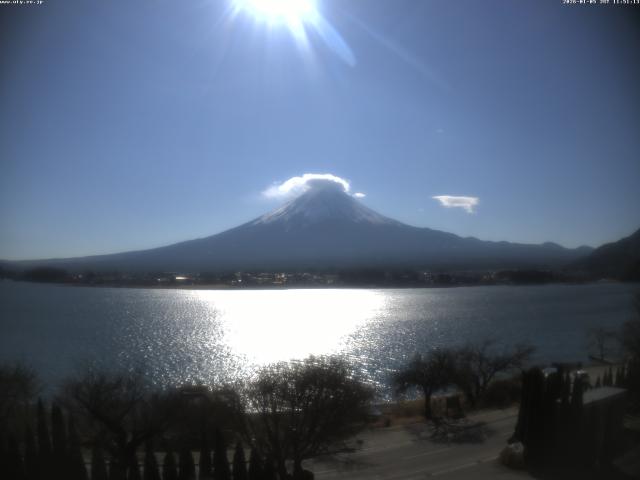 河口湖からの富士山