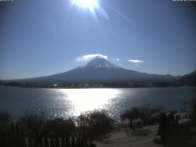 河口湖からの富士山