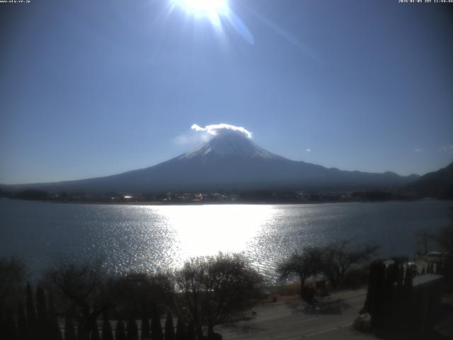 河口湖からの富士山