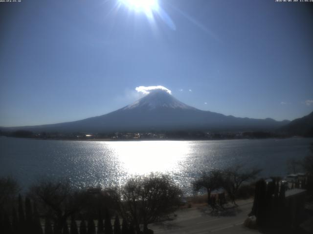 河口湖からの富士山