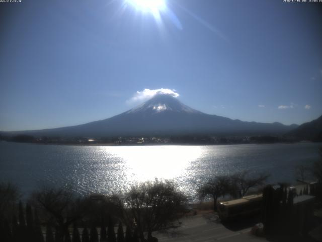 河口湖からの富士山