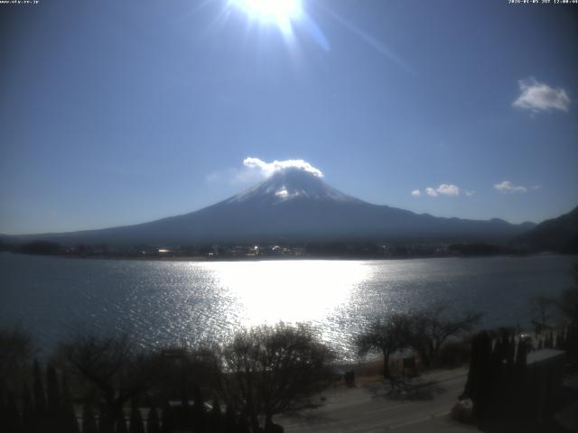 河口湖からの富士山