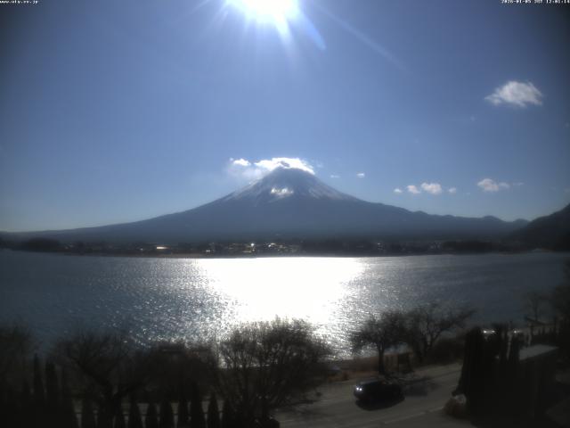 河口湖からの富士山