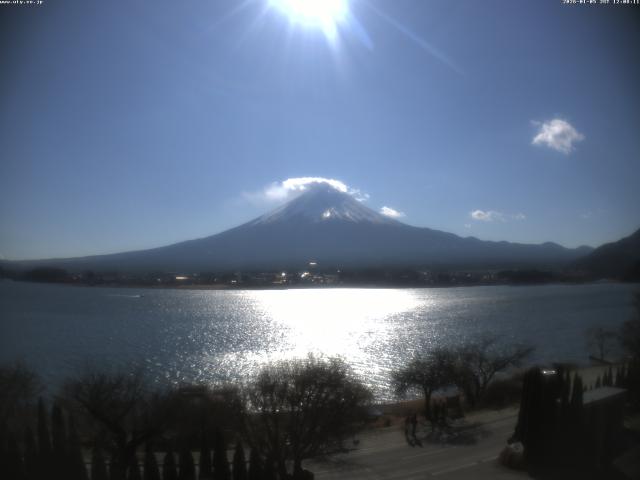河口湖からの富士山