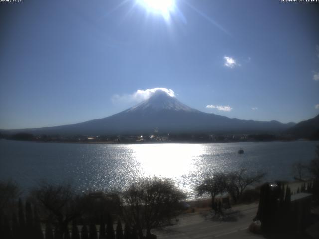 河口湖からの富士山