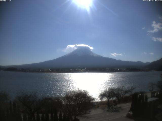 河口湖からの富士山