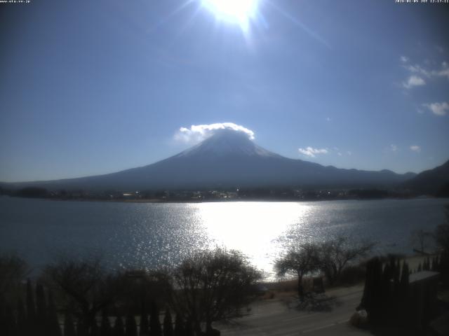 河口湖からの富士山