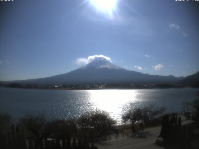 河口湖からの富士山