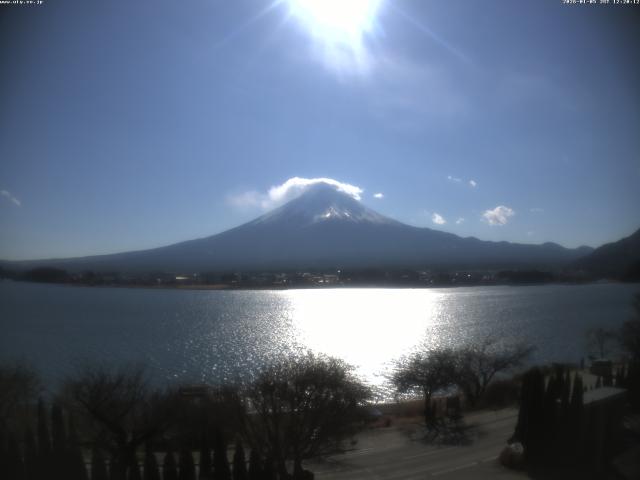 河口湖からの富士山