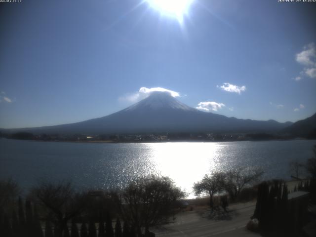 河口湖からの富士山