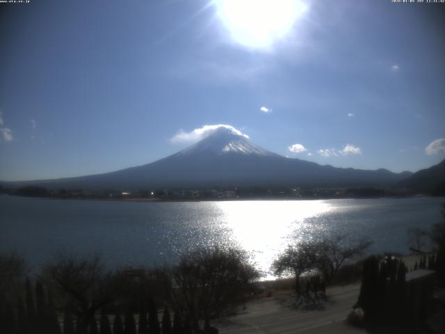 河口湖からの富士山