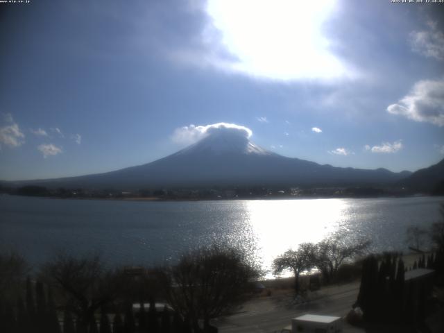 河口湖からの富士山
