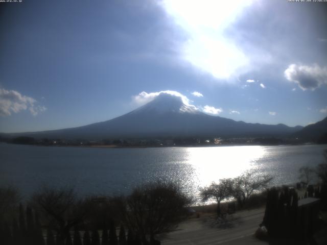 河口湖からの富士山