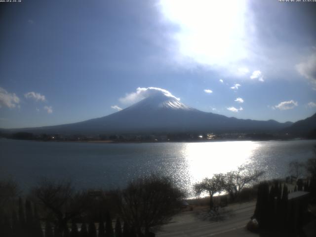 河口湖からの富士山