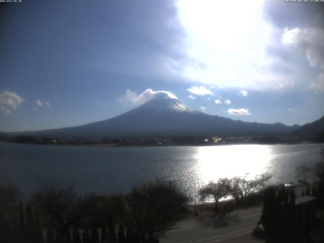 河口湖からの富士山