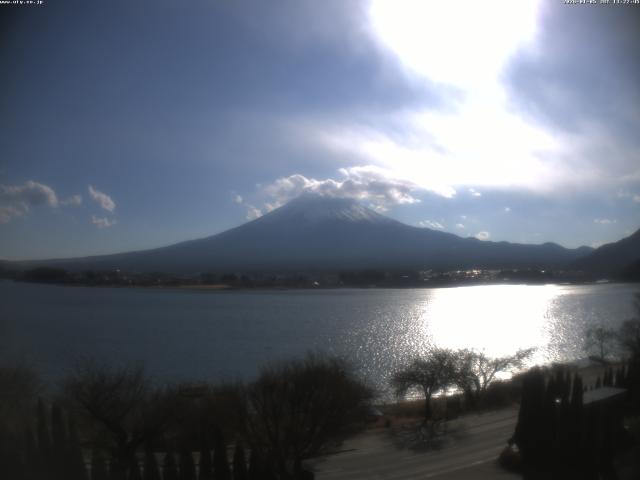河口湖からの富士山