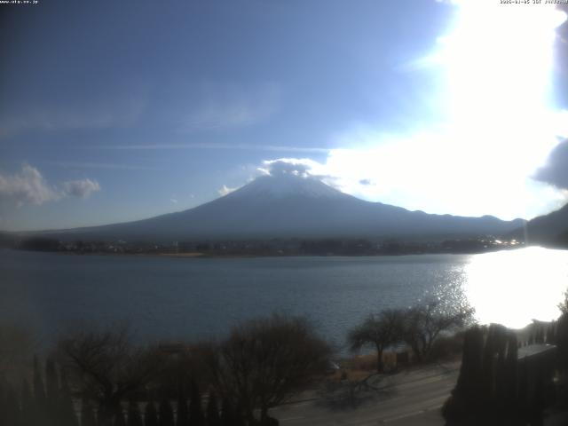 河口湖からの富士山