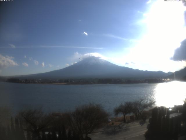河口湖からの富士山
