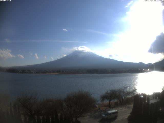 河口湖からの富士山
