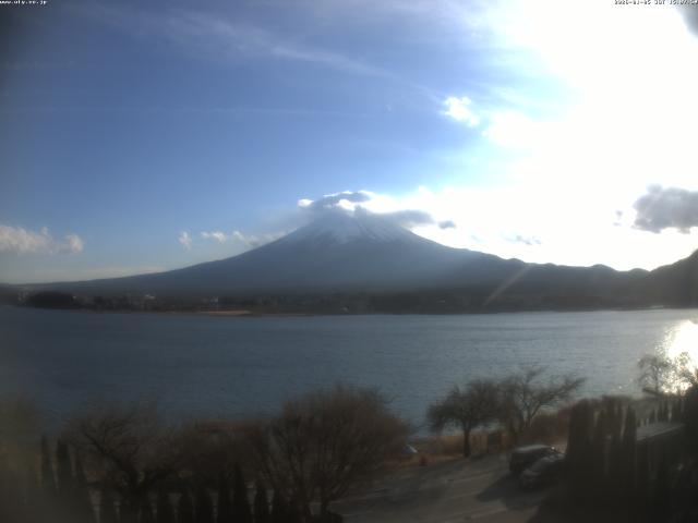 河口湖からの富士山