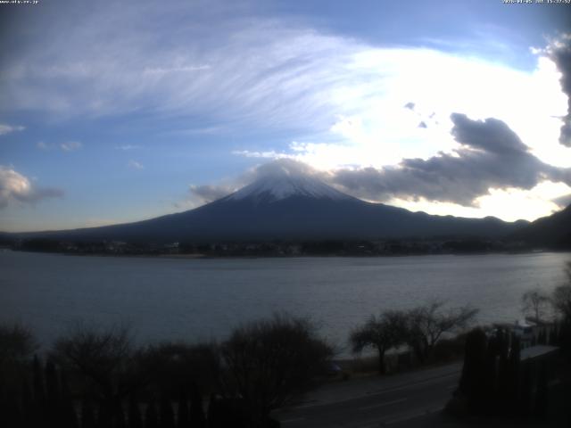 河口湖からの富士山