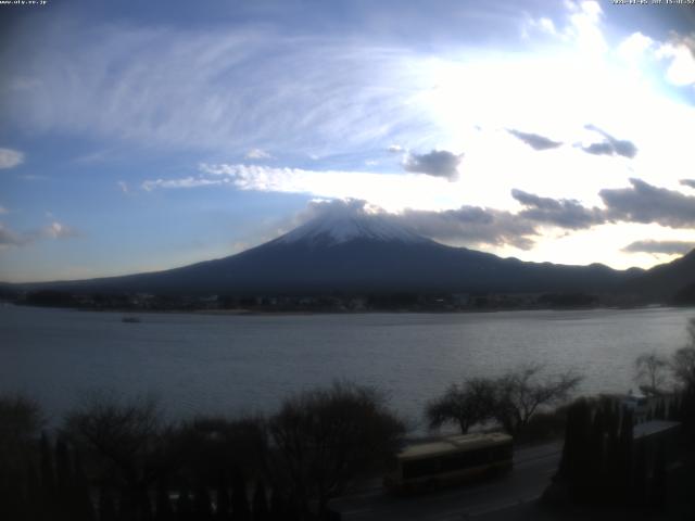 河口湖からの富士山