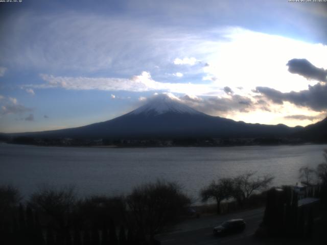 河口湖からの富士山