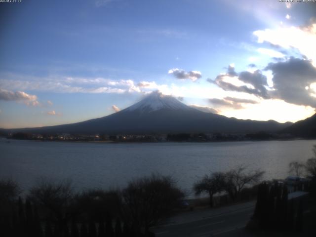 河口湖からの富士山