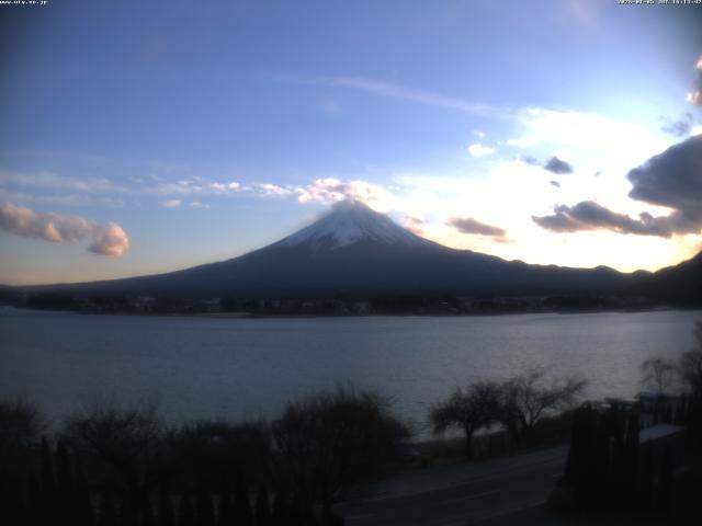 河口湖からの富士山