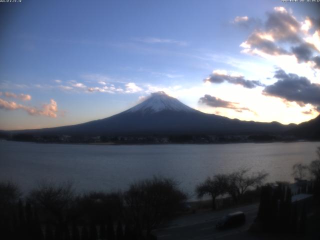 河口湖からの富士山