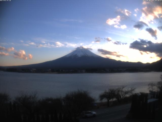 河口湖からの富士山
