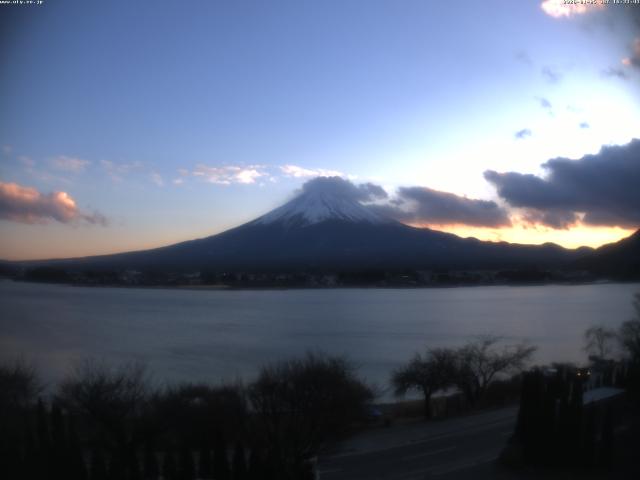河口湖からの富士山