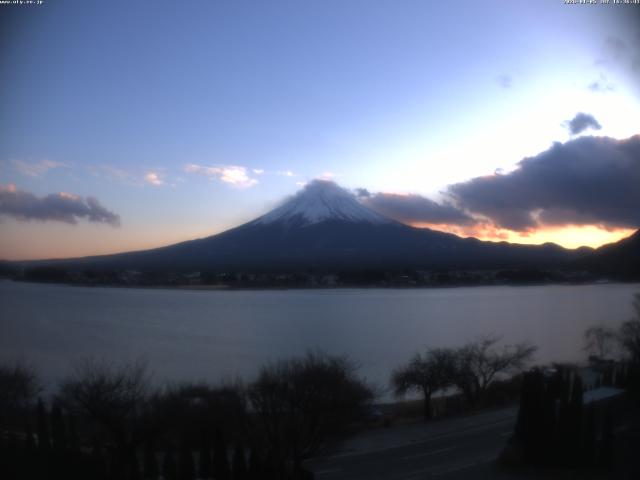 河口湖からの富士山
