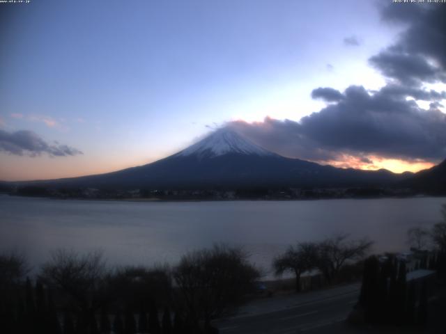 河口湖からの富士山