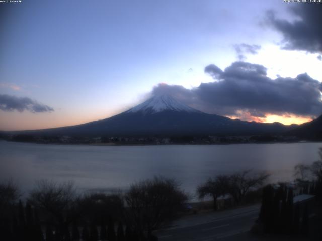 河口湖からの富士山