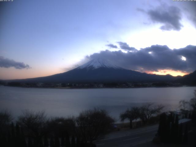 河口湖からの富士山