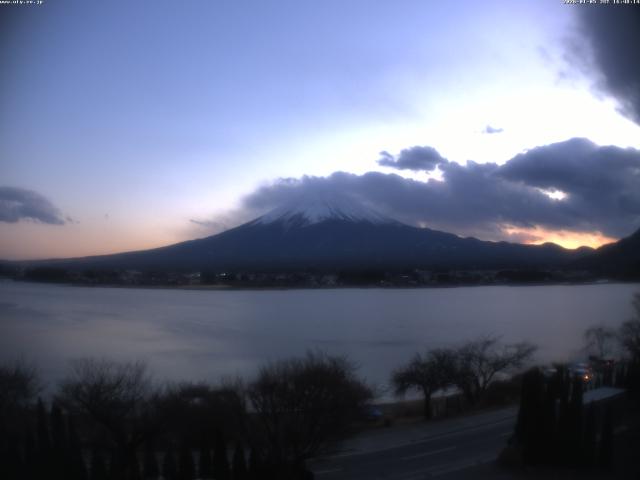 河口湖からの富士山