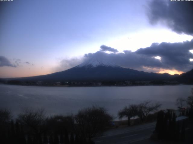 河口湖からの富士山