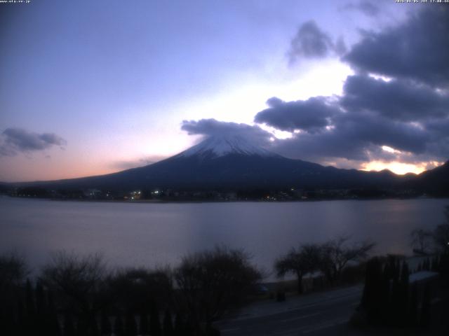 河口湖からの富士山