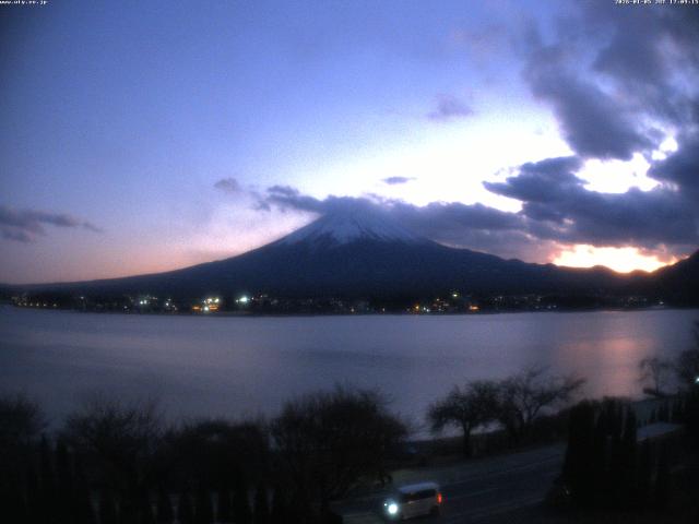 河口湖からの富士山